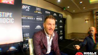 Stipe Miocic During Ufc 241 Media Day