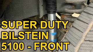 2011-2016 F250 / F350 Bilstein 5100 Front Shock Installation