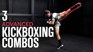 3 Advanced Combinations | Kickboxing Training Tutorial