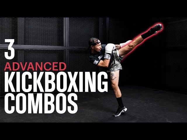 3 Advanced Combinations  Kickboxing Training Tutorial 