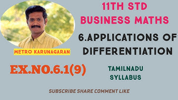 11th Std BM Ex.6.1(9) Show that MR = p(1-nd) for demand function p= 400-2x-3x² where p is unit price