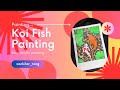 Koi fish painting  easy fish painting  acrylic painting  ankitar rong