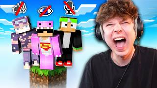 Minecraft JEDEN BLOK, ale jsme SLEPÝ, HLUCHÝ A NĚMÝ