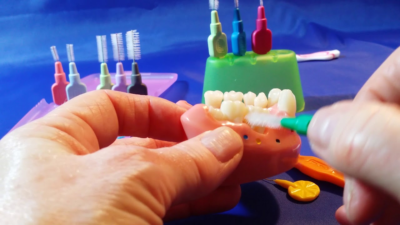 how-to-clean-between-teeth-with-interdental-brush-youtube