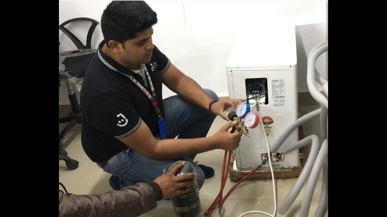 AC Gas Charging Process End 2 End SOP Steps 