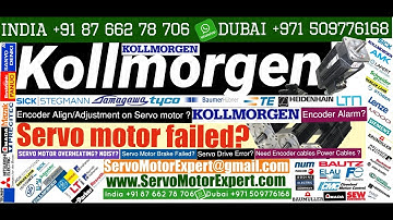 Kollmorgen Repair Encoder Angle Alignment, Resolver Adjustment Repairs Servo Motor Drive, Print pack
