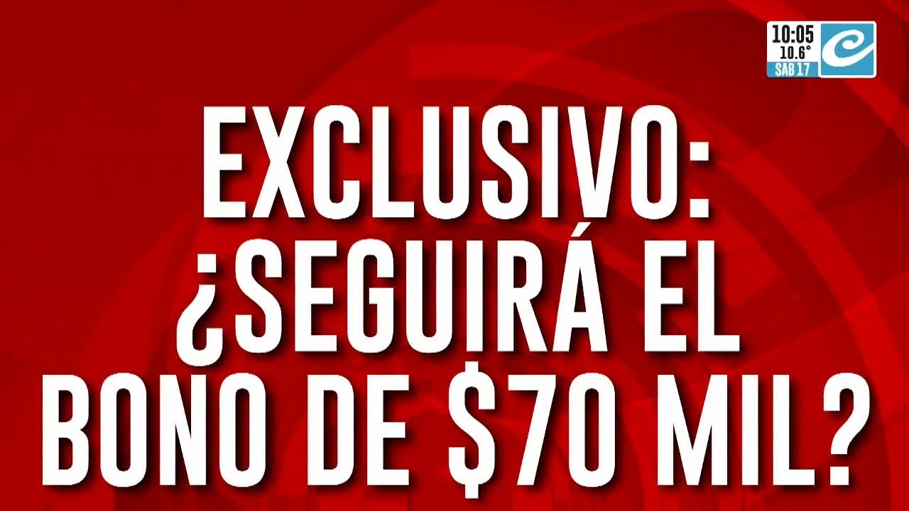 Atención jubilados: ¿en septiembre se vuelve a pagar el bono de 70 mil ...