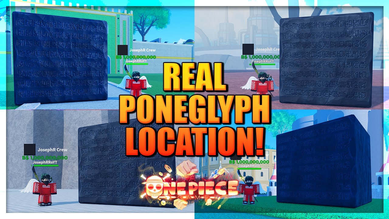 AOPG) All Poneglyph Locations in Second Sea - A 0ne Piece Game