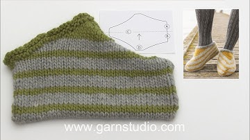 How to assemble a slipper with a seam in front, mid top and back