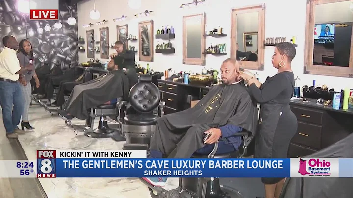 Kenny's getting pampered at The Gentlemen's Cave L...