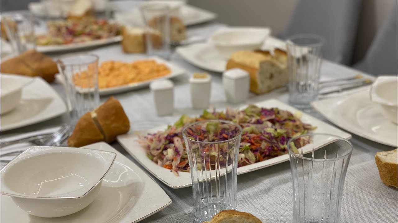 MİSAFİRLİ AKŞAM YEMEĞİ | MENÜDE NELER VAR NELER | TÜM AİLE BİR ARADA