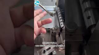 🔧 Fin Machine Detail Showcase: Oil Spray Valve Adjustment #machine #radiator#factory#factoryproducts