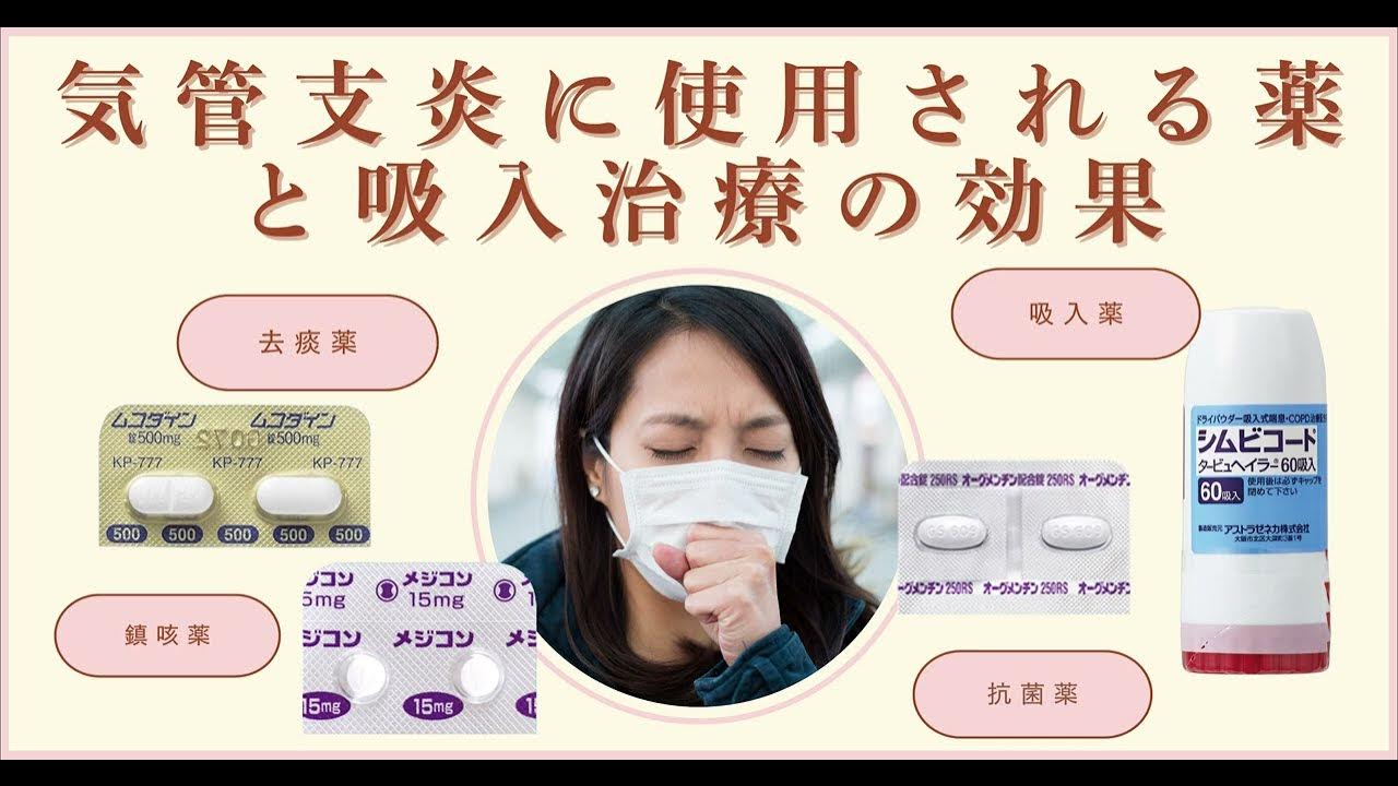 気管支炎に使用される薬と吸入治療の効果について