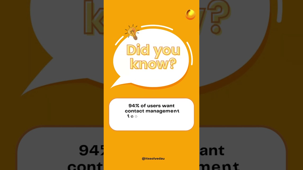 Did You Know | Facts About CRM | CRM Consultants | IT Solutions Solved