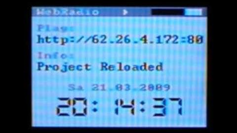 ARM Cortex-M3 WebRadio Menu v0.01