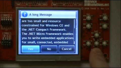 Rich Media Extensions for the .NET Micro Framework
