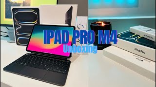 iPad Pro 11' M4 unboxing + Magic Keyboard and Apple Pencil