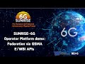 Operator Platform demo: Federation via GSMA E/WBI APIs