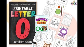 Letter O Activity Printable Book for Preschool and Toddlers | Letter O Worksheets