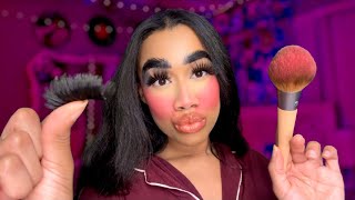 Asmr Girl With Make-Up Blindness Does Your Make-Up At A Sleepover Asmr Make-Up Application