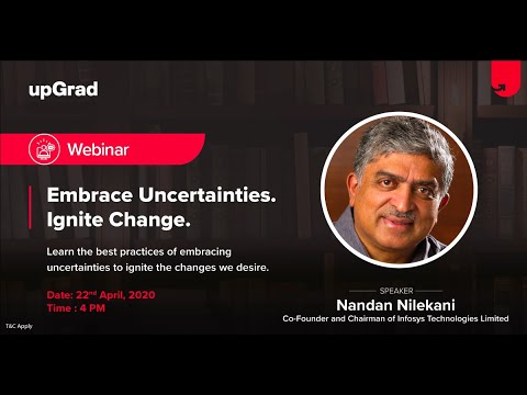 'Embracing Uncertainties' during COVID-19 | Mr. Nandan Nilekani, Co-founder & Chairman, Infosys