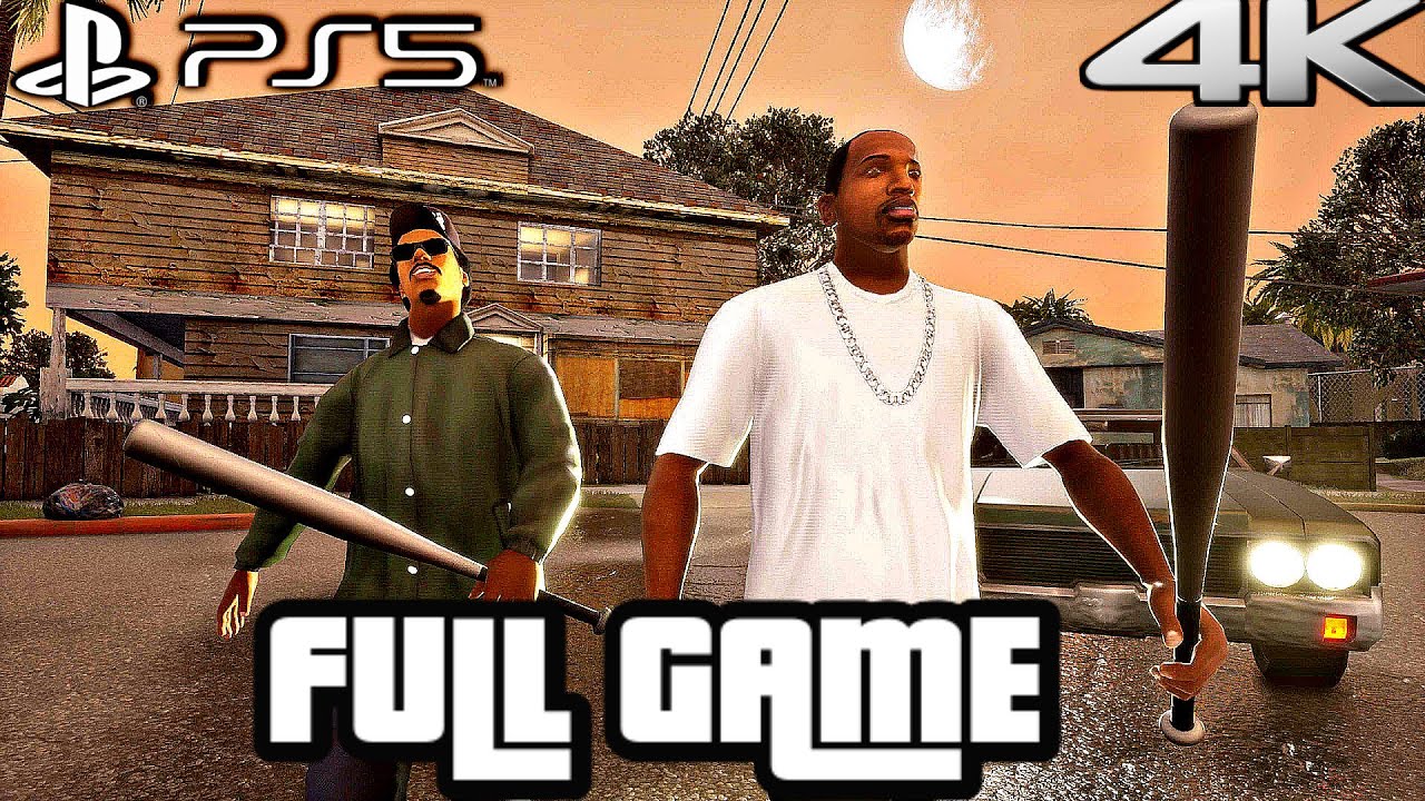 GTA SAN ANDREAS DEFINITIVE EDITION PS5 Gameplay Walkthrough FULL GAME (4K 60FPS) No Commentary