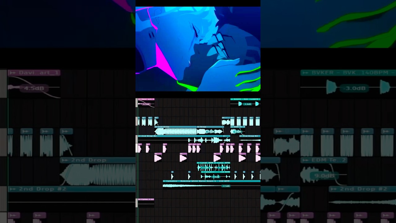 LUCY & DAVID EDIT ✨ | MELODIC EDGERUNNERS #flstudio #edgerunners #melodicdubstep