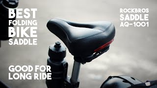 Best Folding Bike Saddle // Japan Surplus Folding Bike Upgrade // Rockbros screenshot 5