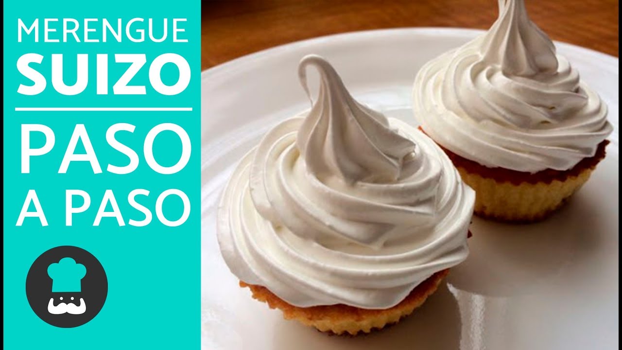 MERENGUE SUIZO paso a paso - Recetas de merengue para decorar torta -  YouTube
