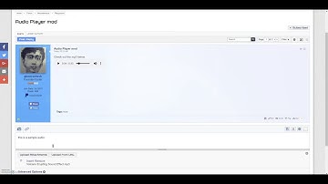 vBulletin 5 Plugin: Embedded Audio Attachments Player