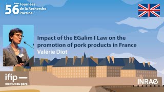 Impact of the EGalim I Law on the promotion of pork products in France