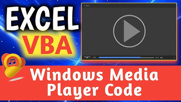 Excel VBA || Windows Media Player in Excel || How to Add Media Player Control in Excel || ExcelVBA-4