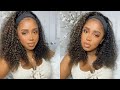 Honest Hair Review! Curly Highlight Headband Wig Ft My Quality Hair