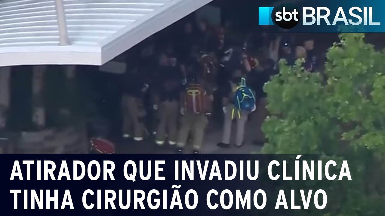 EUA: atirador que invadiu clínica tinha como alvo cirurgião que o operou | SBT Brasil (02/06/22)