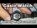 Casio Baby G Shock Watch Battery Replacement - YouTube