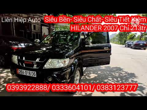 (Hàng Hiếm) Isuzu Hilander Máy Dầu Bản Đủ 2008 giảm giá 205Tr