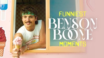 Best Moonbeam Ice Cream Moments | Benson Boone Funny Moments