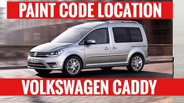 Trouver le code couleur de ma Volkswagen Caddy 3