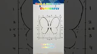 Draw a symetrical Butterfly @ using graphical method