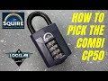 (1668) Squire CP50 Combination Lock