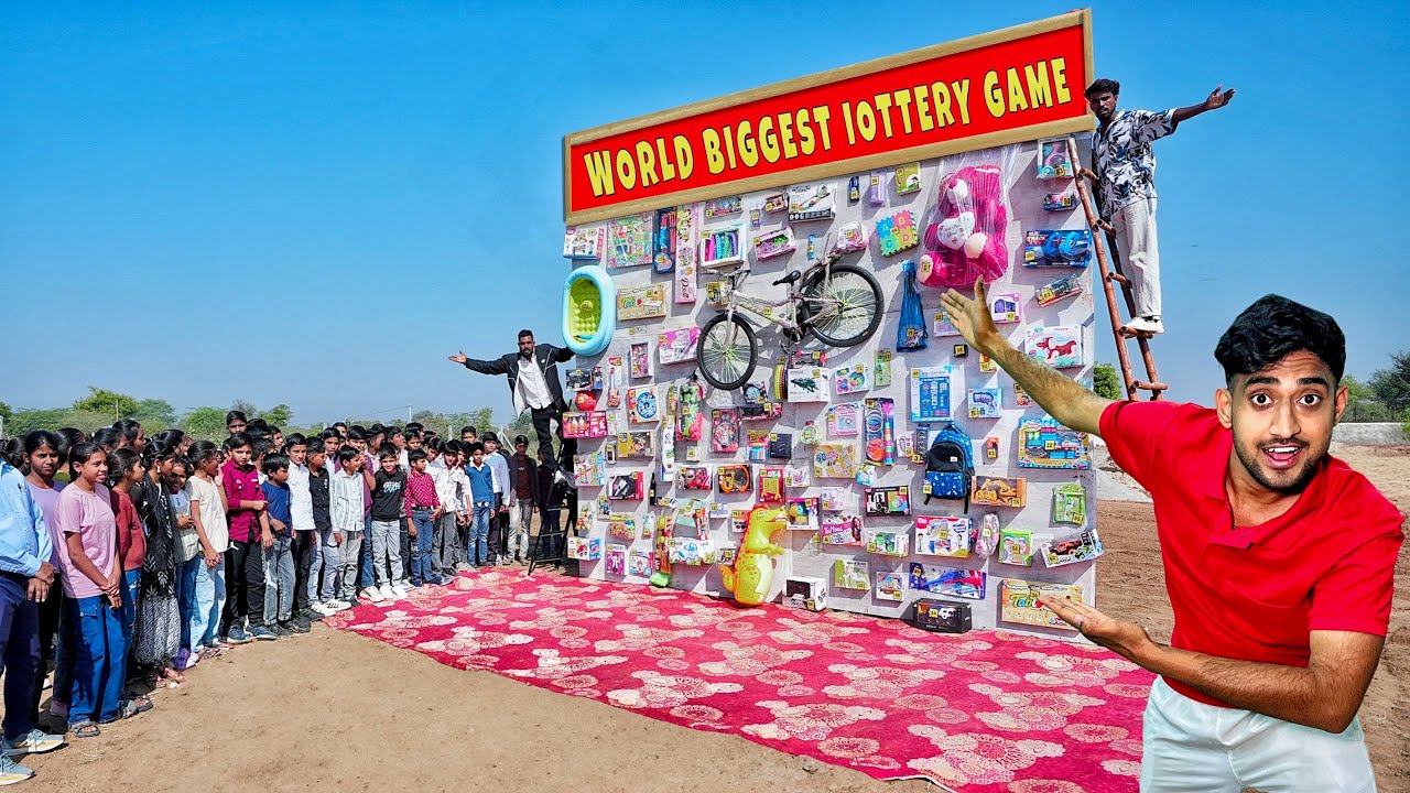 WORLD’S BIGGEST REAL LIFE LOTTERY