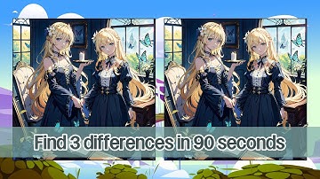 Find 3 differences 184 series