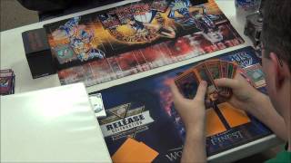 Paul's YuGiOh NATURIA LOCKDOWN DECK vs. Gladiator Beasts - Round 2 - Duel 1 - 10/23/11