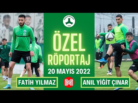 Giresunspor'un genç futbolcuları Fatih Yılmaz ve Anıl Yiğit Çınar Özel Röportajı | 20 Mayıs 2022