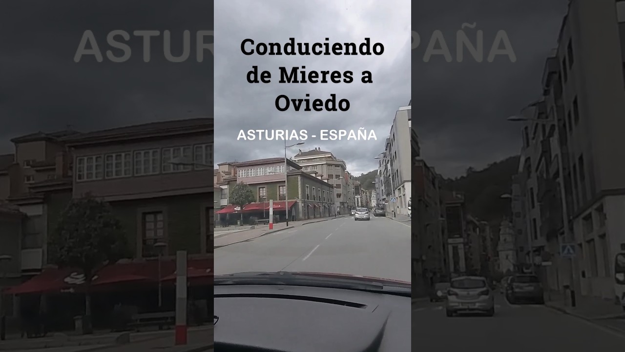 Hoy hicimos algo diferente y manejamos desde Mieres del Camín hasta la ciudad de Oviedo #asturias