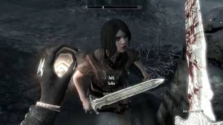 Skyrim Permadeath - The aventures of Jack eline and Sofia part 4 - Bleakfalls Barrow