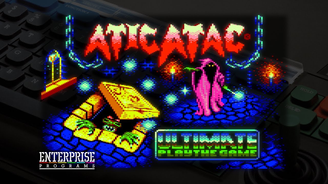 Atic Atac (Enterprise 128k game) [Full Walktrough] - YouTube