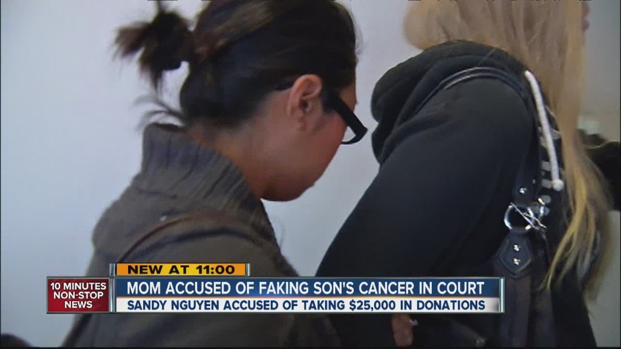 Mom accused of faking son's cancer appears in court - YouTube