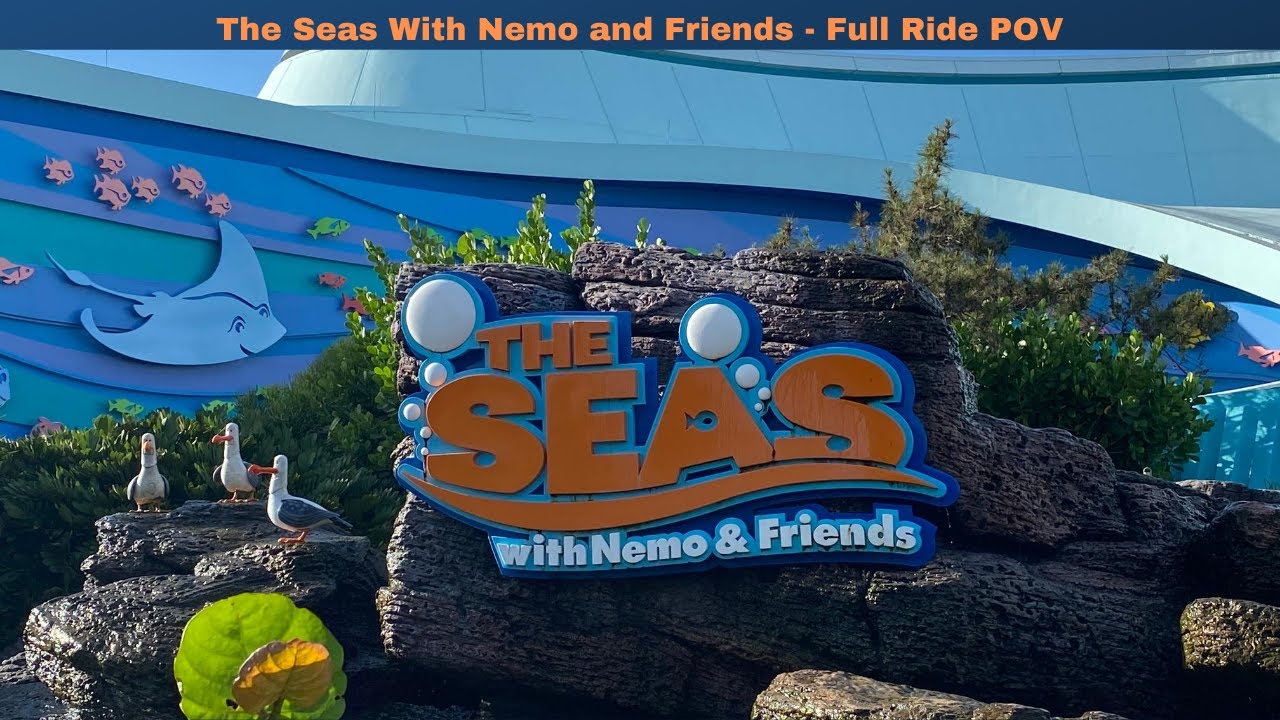 The Seas with Nemo & Friends at Walt Disney World's EPCOT: 4K Ride POV ...