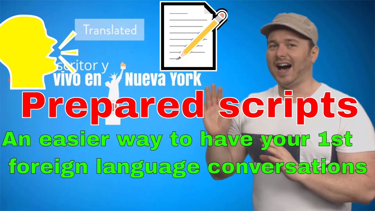 Prepared scripts📝 for having your first conversations in another ...